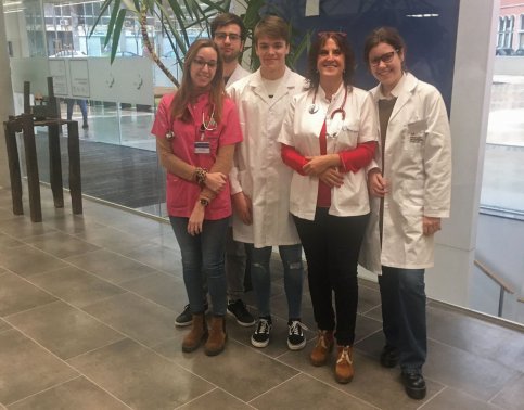 Els estudiants de Medicina a l'Hospital Universitari de la Santa Creu de Vic