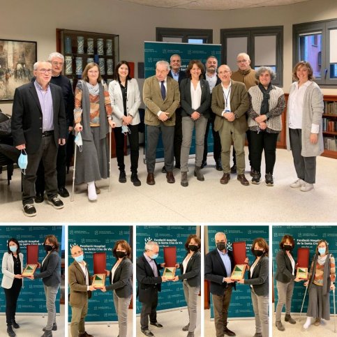 Imatges de l'homenatge al Comitè de Direcció de la FHSC