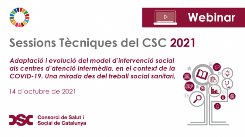 Cartell de la sessió tècnica de treball social del CSC